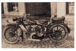 fotogrāfija, Ventspils (Windau), motocikls, Latvija, 20. gs. 20-30tie g., 13.8х8.6 cm...