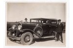 fotogrāfija, vieglā automašīna, Latvija, 20. gs. 20-30tie g., 10.2х8.3 cm...