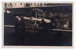 fotogrāfija, Latvijas armija, Aviācijas pulks, kapteiņa Edvīna Bites avarējusī lidmašīna., Latvija,...