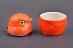 sinepju trauks, "Cālis", porcelāns, M.S. Kuzņecova rūpnīca, Rīga (Latvija), 20 gs. 30tie gadi, h 7.6...