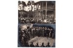 fotogrāfija, 2 gab., Latvijas Valsts prezidents Jānis Čakste, Ventspils (Windau), Latvija, 20. gs. 3...