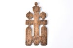 krusts, Kristus Krustā Sišana, vara sakausējuma, Krievijas impērija, 17 x 8.3 x 0.5 cm, 233 g....