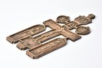 krusts, Kristus Krustā Sišana, vara sakausējuma, Krievijas impērija, 17 x 8.3 x 0.5 cm, 233 g....