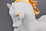 statuete, Zirgs-Uguns, porcelāns, PSRS, LFZ - Lomonosova porcelāna rūpnīca, 20 gs. 60tie gadi, h 21....