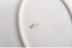 plate, porcelāns, M.S. Kuzņecova rūpnīca, Krievijas impērija, 19. un 20. gadsimtu robeža, 31.5 x 46....