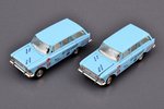 2 auto modeļi: Moskvič 426, Moskvič 427, "Rally service", metāls, PSRS, ~1988-1991 g....