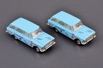 2 auto modeļi: Moskvič 426, Moskvič 427, "Rally service", metāls, PSRS, ~1988-1991 g....