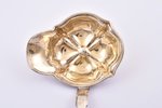 mērces karote, sudrabs, 84 prove, 47.43 g, 18.3 cm, 1878 g., Rīga, Latvija, Krievijas impērija...