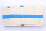 5 Latvijas rubļi (100 banknošu komplekts, bankas iepakojums), Latvijas bankas pagaidu naudas zīme, 1...