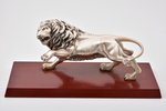Statuete, "Lauva", ražotājs: Linea Argenti; materiāls: kompozītsveķi ar dziļu sudrabojumu, pamatne –...