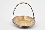 konfekšu trauks, sudrabs, 875 prove, 99.95 g, 15.7 x 10.7 cm, h (ar rokturi) 10.3 cm, Tallinas juvel...