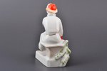 statuete, Ātrslidotāja, porcelāns, PSRS, Latvija, Rīgas porcelāna rūpnīca, modeļa autors - Oksana Žņ...