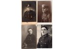 fotogrāfija, 4 gab., Latvijas armija, Latvija, 20. gs. 20-30tie g., 13.6х8.6 cm...
