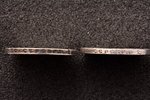 50 копеек, 1921-1922 г., комплект из 2 монет, серебро, СССР, XF...