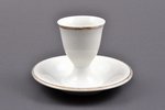 пашотница, фарфор, фабрика М.С. Кузнецова, Рига (Латвия), 1934-1936 г., h 7.2 см, третий сорт...