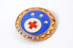 знак, Latvijas Sarkanā Krusta žēlsirdīgo māsu savienība (LSKMS), № 547, Латвия, 20е-30е годы 20го ве...