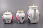 сервиз, "Розовая ветка" (на 6 персон), фарфор, ЛФЗ - Ломоносовский фарфоровый завод, автор формы - В...