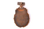 знак, Чемпионат по конному спорту Латвийской ССР, III место, Латвия, СССР, 1952 г., 37.5 x 29 мм...