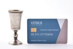 рюмка, серебро, 875 проба, 16.80 г, h 7.1 см, 20-30е годы 20го века, Латвия...
