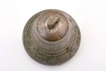 колокольчик, Валдай, бронза, h 9.5 / Ø 10.2 см, вес 579 г., Российская империя, 1861 г....