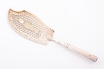 лопатка для сервировки рыбы, серебро, 84 проба, 168.3 г, 31.7 см, 1877 г., Таллинн, Российская импер...