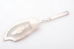 лопатка для сервировки рыбы, серебро, 84 проба, 168.3 г, 31.7 см, 1877 г., Таллинн, Российская импер...