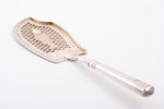 лопатка для сервировки рыбы, серебро, 84 проба, 168.3 г, 31.7 см, 1877 г., Таллинн, Российская импер...