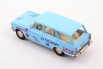 автомодель, Москвич 427 № А4, "Rally service", металл, СССР, 1986 г....