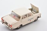 автомодель, Москвич 412 № А2, "Медпомощь", металл, СССР, 1978-1979 г....