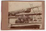 фотография, Рига, на картоне, группа моряков, Латвия, Российская империя, начало 20-го века, 13.4х10...