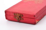 футляр, для Ордена Виестура (4-я/5-я степень), Латвия, 30-е годы 20-го века, 13.9 x 8 x 2.7 мм...