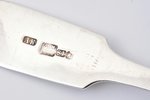 ложка для соуса, серебро, 84 проба, 95.45 г, 18.5 см, 1857 г., С.- Петербург, Российская империя...