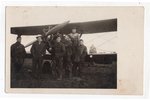 фотография, Авиационный полк, Латвия, 20-30е годы 20-го века, 13.5х8.5 см...