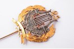 знак, музыкальное общество, основано в 1878 году, 25 лет, серебро, Российская Империя, рубеж 19-го и...