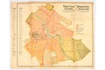 карта, Общий план города Юрьева (Uebersichts-Karte der Stadt Jurjew (Dorpat)), масштаб 1:6000, Росси...
