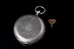 карманные часы, "Perret & Fils", Российская империя, Швейцария, рубеж 19-го и 20-го веков, серебро,...