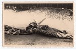 фотография, Латвия 1930е г. обломки самолёта после катастрофы., Латвия, 20-30е годы 20-го века, 13.5...
