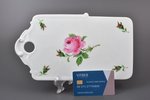 доска для нарезки сыра, фарфор, Meissen, Германия, рубеж 19-го и 20-го веков, 24.7 x 14.6 см...