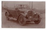 фотография, легковой автомобиль, Латвия, 20-30е годы 20-го века, 13.8х8.8 см...