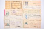 облигация, вексель, комплект из 9 шт., 1931-1940 г., Латвия...