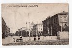 фотография, Рига, Театральный бульвар, Латвия, Российская империя, начало 20-го века, 13.8х8.6 см...