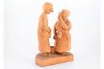 статуэтка, Последние новости, дерево, Рига (Латвия), авторская работа, автор модели - Ф. Дуковскис,...