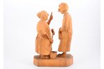 статуэтка, Последние новости, дерево, Рига (Латвия), авторская работа, автор модели - Ф. Дуковскис,...