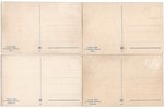 открытка, 8 шт., Праздник песни, Латвия, 20-30е годы 20-го века, 14х9 см...