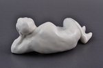 статуэтка, Мечтатель, фарфор, Рига (Латвия), СССР, авторская работа, 50-е годы 20го века, 17 x 8 x h...