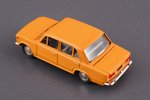 автомодель, ВАЗ 2101 № А9, дно чёрного цвета, металл, СССР, 1976 г....