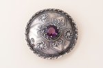сакта, серебро, 875 проба, 4.13 г., размер изделия Ø 4.5 см, 20-30е годы 20го века, Латвия, отсутств...