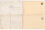 фотография, 4 шт., Рига, Праздник песни, Латвия, 20-30е годы 20-го века, 13.8х8.8 см...