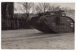 фотография, Латвийская армия, Автотанковый полк, Латвия, 20-30е годы 20-го века, 13.8х8.6 см...