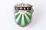 знак, 2-й Рижский атлетический клуб (основан в 1902 году), 35-летие клуба, Латвия, 20е-30е годы 20го...